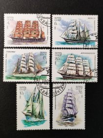 苏联邮票，1981年苏联科学帆船队邮票6全