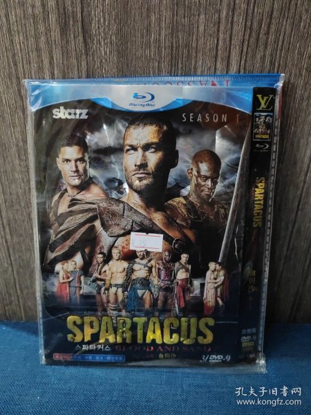 斯巴达克斯 血与沙 3DVD