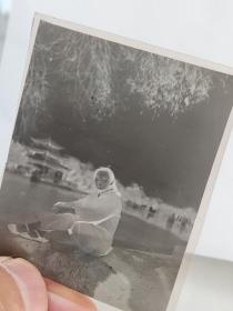 50-60年代美女昆明大观楼前照片底片