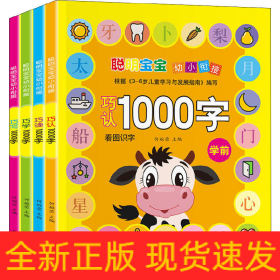 聪明宝宝幼小衔接1000字(4册)