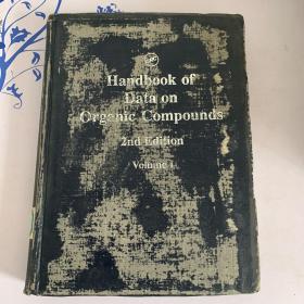 英文原版 handbook of data on organic compounds