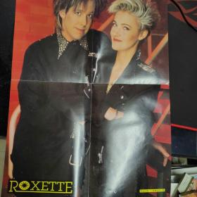 大海报一张，有,roxette，瑞典摇滚乐组合，吴奇隆，苏雯，