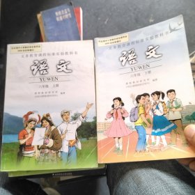 义务教育课程标准实验教科书语文（5年级上下册、6年级上下册）4本合售