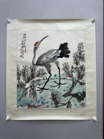 李方玉，又名李牛、牛翁，号竹屋主人，1945年生于河南范县。1969年毕业于山东师范大学艺术系，1974年深造于中国美院国画系。现为中国美术家协会会员，国家一级美术师，山东省美术馆专业画家，山东当代花鸟画院常务院长，山东省书画研究院副院长，中国书法艺术研究院艺委委员，中华当代书画艺术研究会名誉主席，新加坡新神州艺术院高级名誉院士，曼谷中国画院名誉顾问，日本东京中国书画院高级院士。尺寸69/61原裱