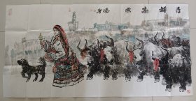 ’张卫平，字田月，甘肃临洮人，生于1953年元月。。毕业于西北民族学院美术系，中国艺术研究院研究生院。现为中国美术家协会会员，甘肃省美术家协会副主席、国家一级美术师。甘肃省宣传文化系统拔尖人才、中国艺术研究院“杜滋龄工作室”访问学者。尺寸138:68