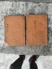 清代医书眼科大全老古籍书籍2本一套
