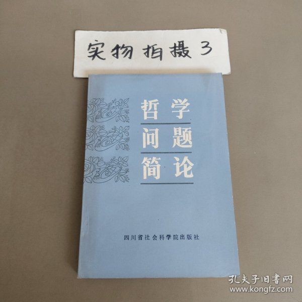 哲学问题简论
