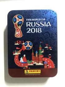 帕尼尼 Panini 2018 FIFA 俄罗斯世界杯  贴纸 官方产品 小铁盒 20包 随机贴纸 100张 现货 冠军 法国 克罗地亚 阿根廷 梅西 巴西 内马尔 葡萄牙 C罗 西班牙 德国 哥伦比亚 英格兰 日本 澳大利亚