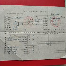 1972年11月12日，配件订货平衡合同2，河北保定灵山煤矿～承德地区矿冶公司，电器。（11-2）（生日票据，合同协议类票据）