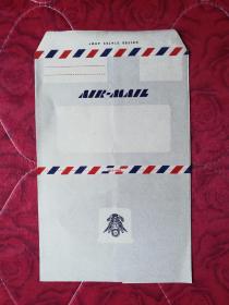 民国老信封 UNITED STATES ARMY AIR-MAIL（美国陆军航空邮件）空白老信封 三枚合售。品相佳