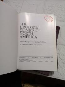 THE UROLOGIC CLINICS OF NORTH AMERICA 1998全年16开精装合订4册全 英文原版医学书