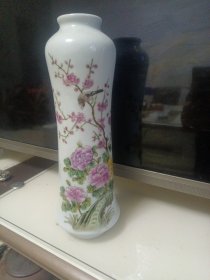 手绘-花开富贵瓶32cm