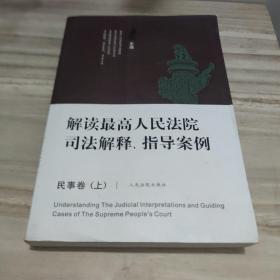 解读最高人民法院司法解释、指导案例(民事卷) 上