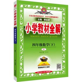 小学教材全解 四年级数学下 人教版 2017春