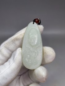 精品和田玉挂件，求佛。