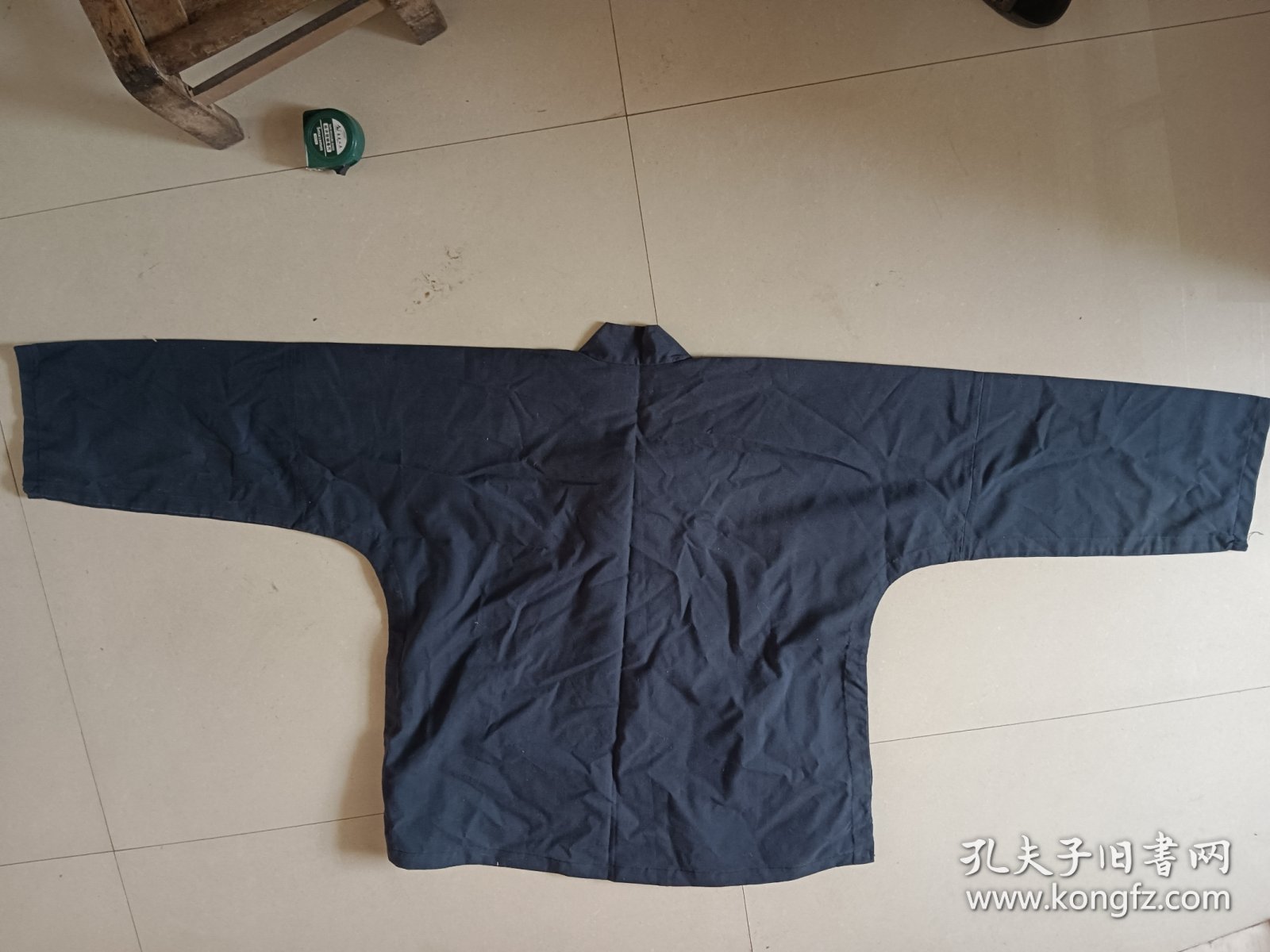 手工缝制老粗布对扣褂子