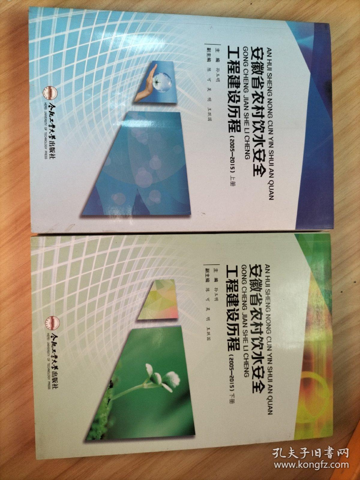 安徽省农村饮水安全工程建设历程（2005-2015 套装上下册）