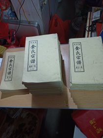 安徽安庆(桐城兰溪堂)金氏宗谱(卷首上下、卷十四至卷末卷18)共22册宣纸本