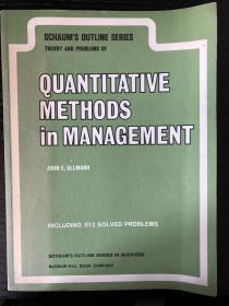 Quantitative Methods in Management