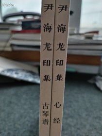 正版现货 尹海龙印集 荣宝斋出版社 两本一套 古琴谱 心经售价78元 有塑封