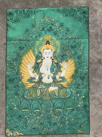 四臂观音唐卡刺绣【10】
