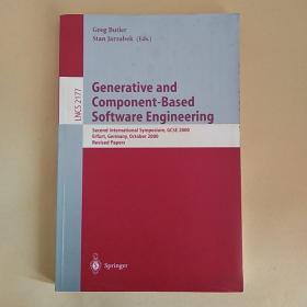英文原版：生成式及基于组件的软件工程（第2届国际会议）/Generative and component-based software engineering（目录见图）