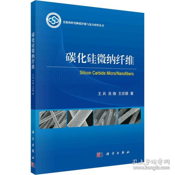 【正版新书】 碳化硅微纳纤维 王兵,吴楠,王应德 科学出版社