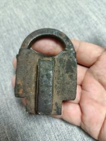 民国时期的老物件（锁具异形铁锁）暗钥匙扣民俗收藏