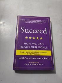 成功，动机与目标 Succeed: How We Can Reach Our Goals 进口原版 自我管理 [平装]