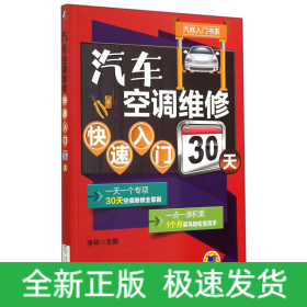 汽车空调维修快速入门30天/汽修入门书系