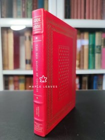 有压痕，封底有条较深的划痕，见图 限量版 The red badge of courage 红色英勇勋章 斯蒂芬·克莱恩 (The 100 Greatest Masterpieces of American Literature) 富兰克林图书馆 Franklin Library