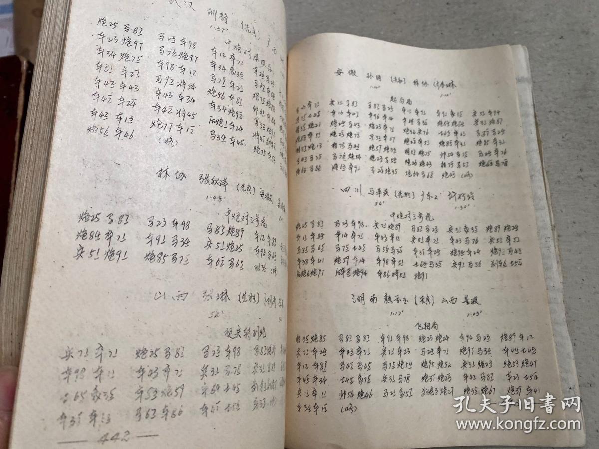 1988全国中国象棋团体赛对局记录（下）油印本