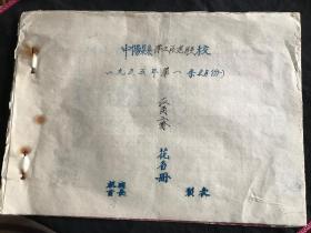 1955年 中陽县第三区完联校 2月份 教员工资花名册