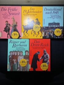 德文原版 《Die Frühe Neuzeit》《Das 19.Jahrhundert》《Das dritte Reich》《Deutschland nach 1945》《Romer und Barbaren》Ein Lesebuch zur deutschen Geschichte