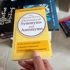 The Merriam-Webster Dictionary of Synonyms and Antonyms