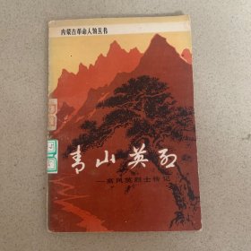 青山英烈 高凤英烈士传记