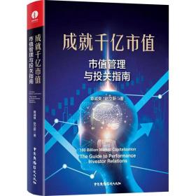 成千亿市值 市值管理与投关指南 管理理论 章诚爽,赵立新