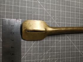老铜件  铜削皮刀