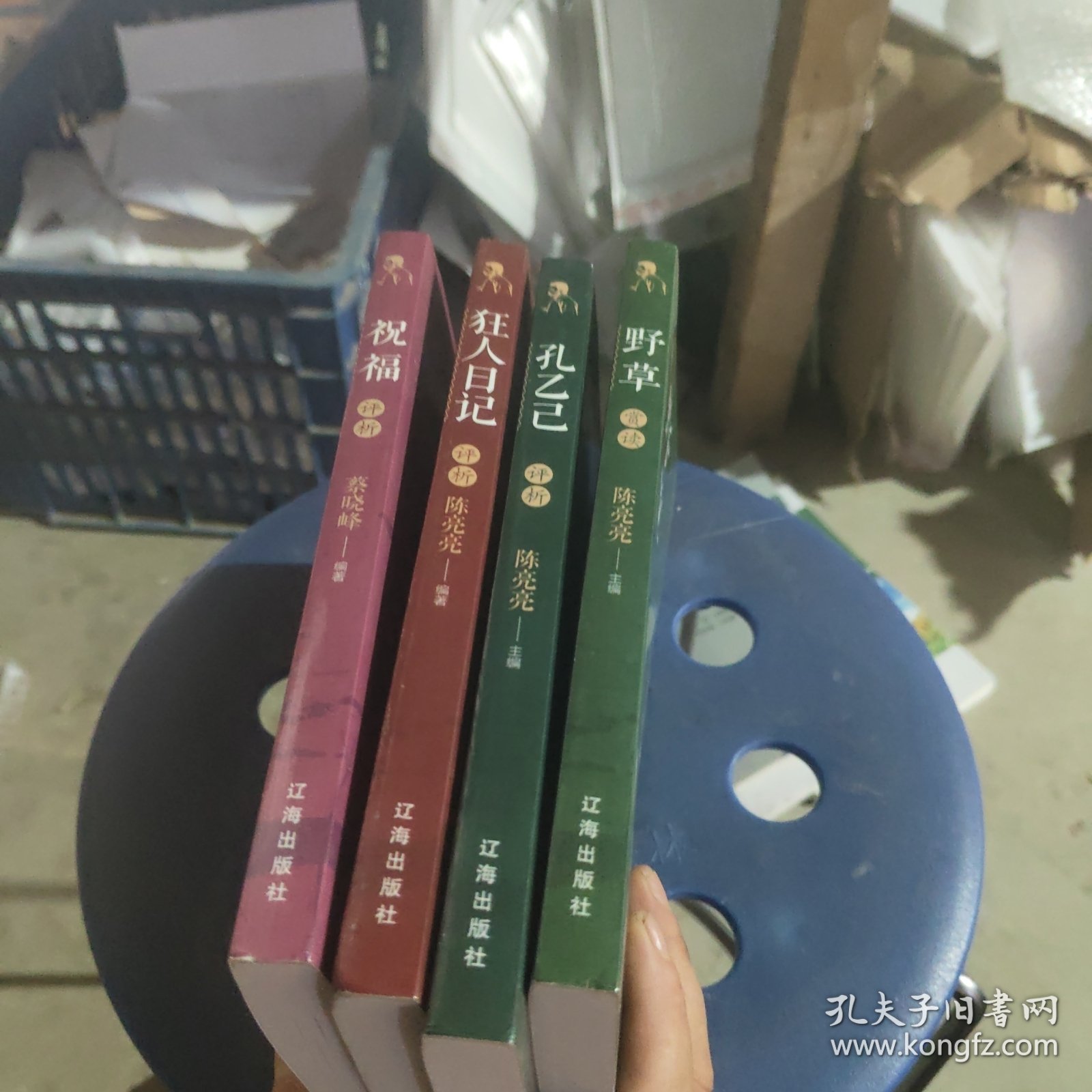 祝福，狂人日记，孔乙己，野草，4本合适