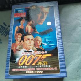 英国占士邦经典影片007系列1-19集 1962-1999 完全DVD特别版  双面DVD版 十盒