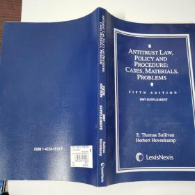 antitrust law,policy and procedure 英文原版 2007补编