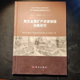 黑色金属矿产资源强国战略研究