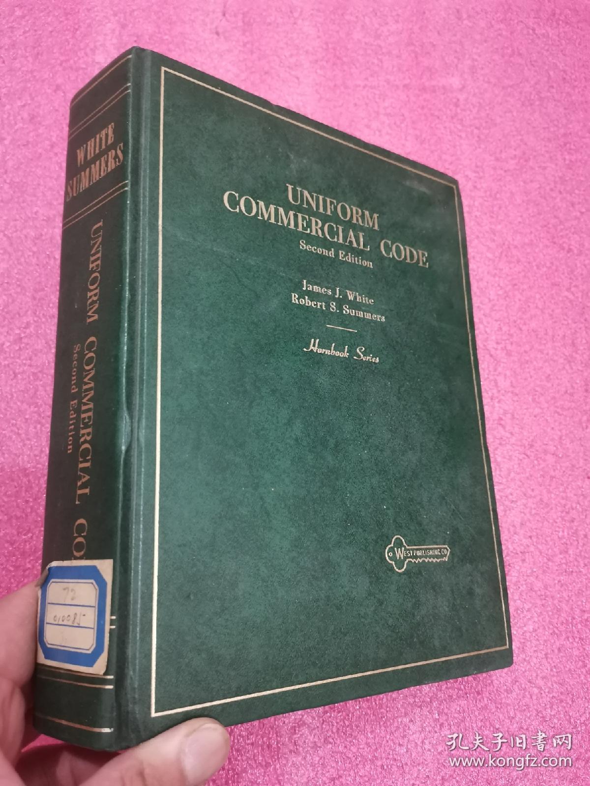 UNIFORM COMMERCIAL CODE (Second Edition)   16开 ，精装