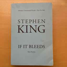 If It Bleeds uncorrected proof 限量校样版