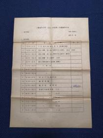 上海老年大学1991年度第二学期教学计划：回春功二