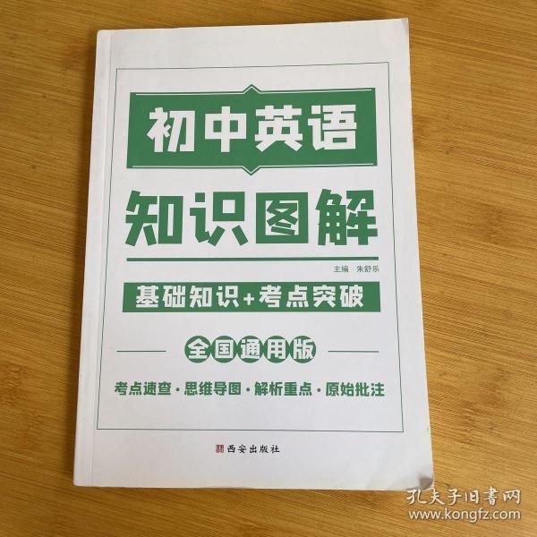 图解初中基础知识大全英语重难点手册全套训练及考点突破初中生初一初三复习资料教辅知识点知识清单资料包知识集锦基础知识手册