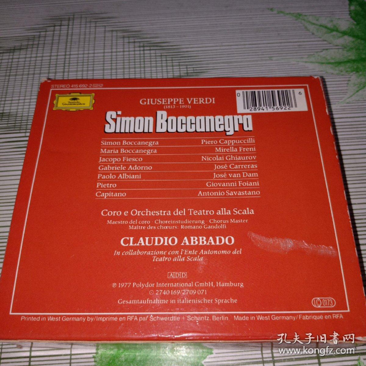 Giuseppe Verdi: Simon Boccanegra 2CD