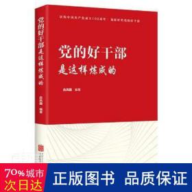 党的好干部是这样炼成的(庆祝) 党史党建读物 白凤国编 新华正版