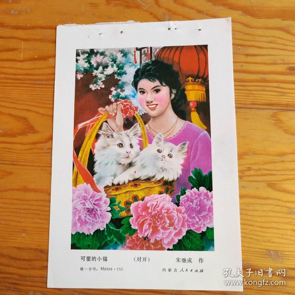 可爱的小猫，年画，2024年，1月13号上，