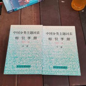 《中国分类主题词表》标引手册（上下册）